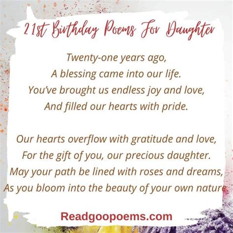 Top 5 Heartfelt Birthday Poems For Your Daughter