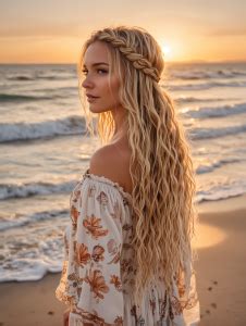 Transform Your Look With These Gorgeous Blonde Boho Knotless Braids Scan To Talk