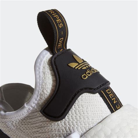 Available Now Metallic Gold Adidas Nmd R House Of Heat