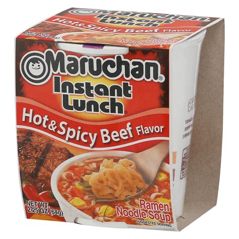 Maruchan Instant Lunch Hot Spicy Beef Flavor Ramen Noodle Soup