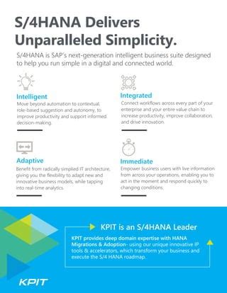 Sap S Hana Adoption Establishing A Digital Core Pdf