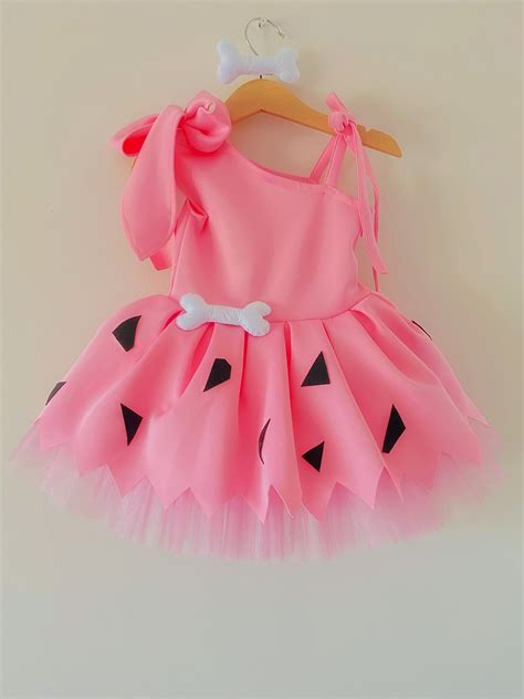 Pebbles Flintstone Outfit/pebbles Flintstone Costume/pebbles - Etsy