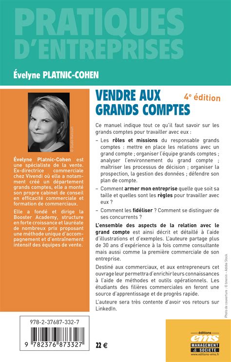 Vendre Aux Grands Comptes Ems Ditions