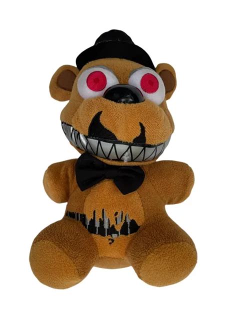 NIGHTMARE FREDDY FAZBEAR 9” Plush - Five Nights at Freddy's FNAF - Funko 2016 £7.97 - PicClick UK