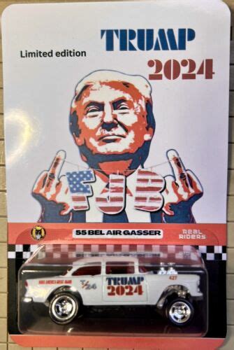 Hot Wheels Custom Made Trump 2024 55 Bel Air Gasser Ebay