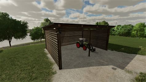 FS22 Log Shed v 1 0 Sheds Mod für Farming Simulator 22 modhoster