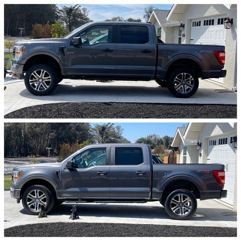 2021 F150 before and after 3” lift | F150, Vehicles, Ford