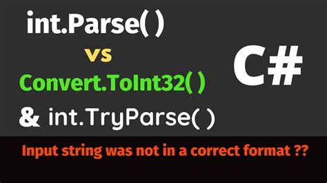 Input String Troubleshooting Common Format Errors