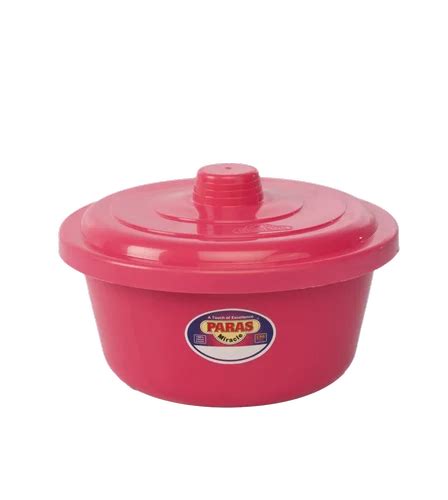 Red Ppcp Paras Miracle Arjun Plastic Tub Set Capacity L Size