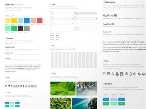 Style Guide Sketch Template Free Printable Templates