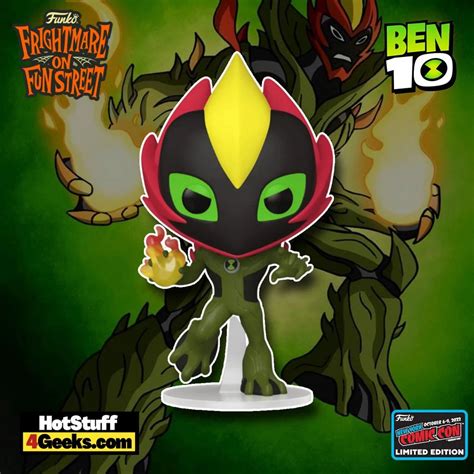 Funko Pop Ben 10 - Funko Pop! Ben 10 Alien Force - Swampfire 2022 Fall Convention ...