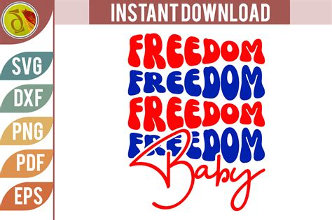 Freedom Babe Retro Svg Design Graphic By Iadesigner Creative Fabrica