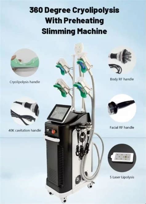 Body Shaper Cryolipolysis Slimming Machine For Clinical Purpose 120mm