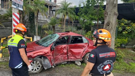 Accidente Vial En Allende Atiende Protecci N Civil Y Cruz Roja