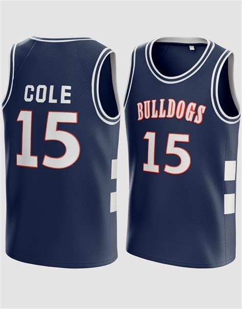 J Cole Bulldogs #15 High School Basketball Jersey – 99Jersey® Official