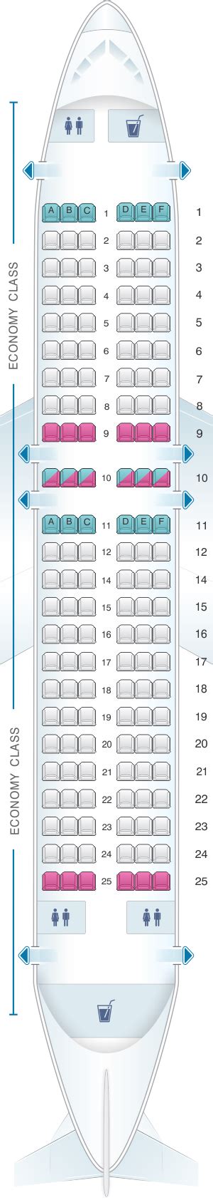 Airbus A319 Seating Chart Aeromexico