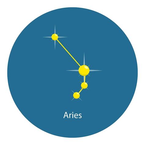 Illustration Des Constellations Du Zodiaque Point 4 Vecteur Premium