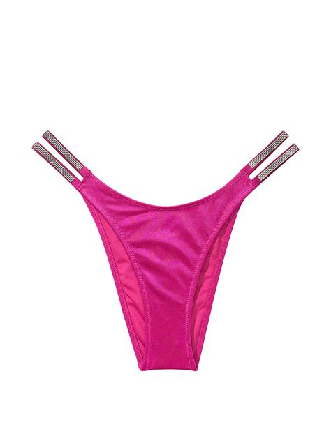 Купальник Shine Trim Push Up Bikini Top Brazilian Bikini Bottom Berry Blush купить оригинал в