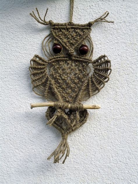 Pin by Alessia on macramè | Macrame patterns, Macrame owl, Macrame art