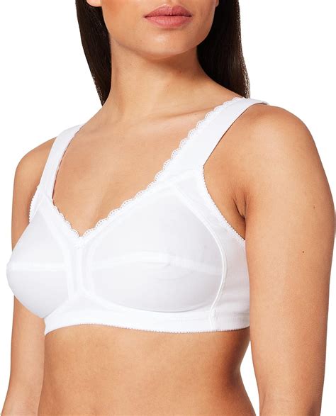 Susa Topsy Womens Non Wired Cotton Strain Relief Bra 9617 At Amazon