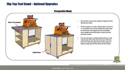 Flip Top Tool Stand Build Plans 3b Woodworking