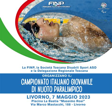 Campionato Italiano Giovanile Di Nuoto Paralimpico Livorno Si Prepara