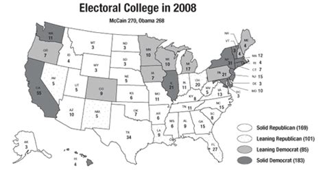 The Average American: 2008 Electoral map