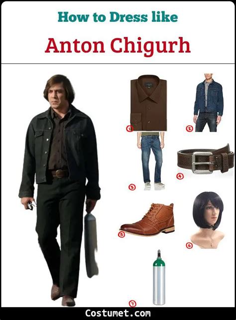 Anton Chigurh Costume for Cosplay & Halloween