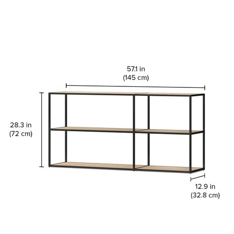 lium decorative shelving unit combo  shelf
