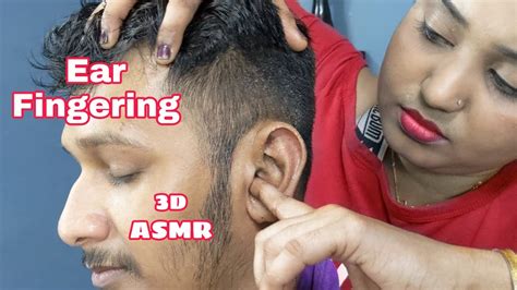 Ear Fingering 3d Asmr Relaxing Sound Oil Ear Massage Head Massage