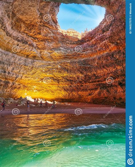 Inside thbenagil cave stock image. Image of clouds, rock - 196527575