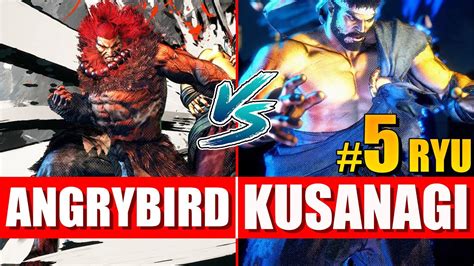 SF6 Angrybird Akuma Vs KUSANAGI Ryu Street Fighter 6 YouTube