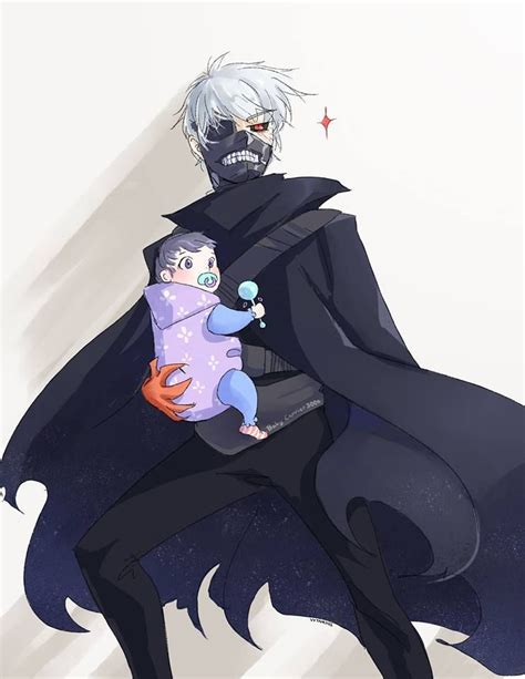 Kaneki And The Touken Baby Tokyo Ghoul Re Fan Art Tokyo Ghoul