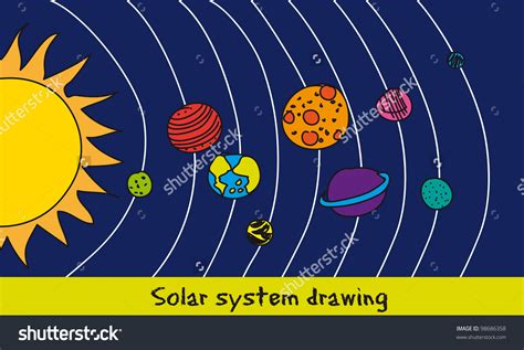 Solar System Drawing For Kids at GetDrawings | Free download