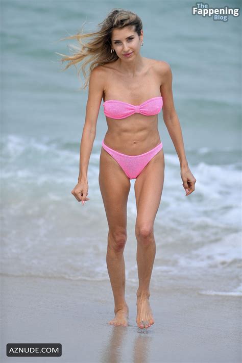 Cathy Hummels Stuns In Sexy Pink Bikini At Miami Beach Event Aznude