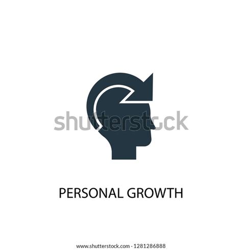 Personal Growth Icon Simple Element Illustration Stock Illustration