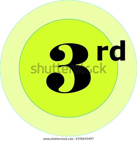 ordinal numbers counting vector art illustration stock vector royalty