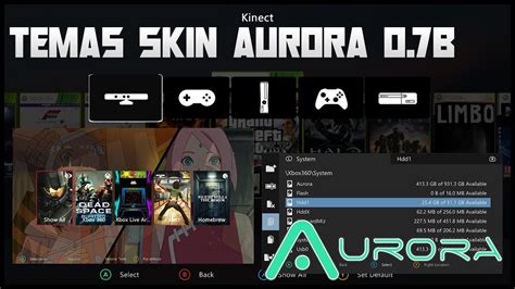 Temas Para Aurora 0 7b Xbox 360 Rgh Youtube