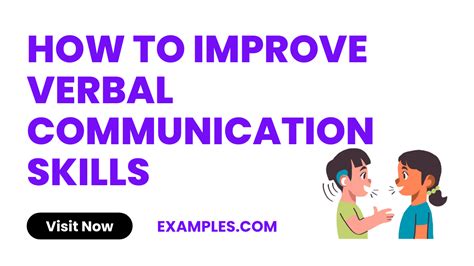 How To Improve Verbal Communication Skills Examples