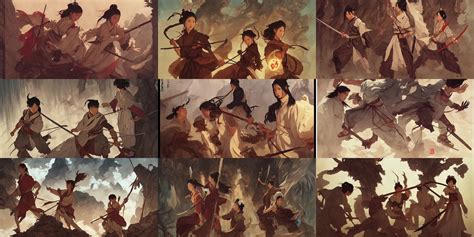 Wuxia Dungeon In The Style Of Studio Ghibli J C Stable Diffusion