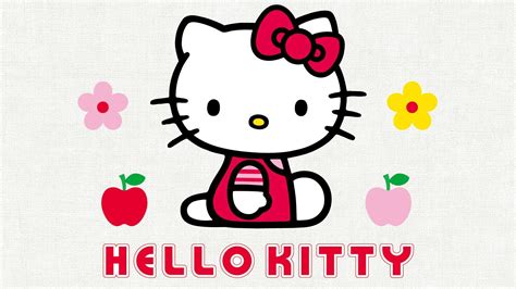 Hello Kitty With Red Head Bow In White Background HD Hello Kitty Wallpapers | HD Wallpapers | ID ...