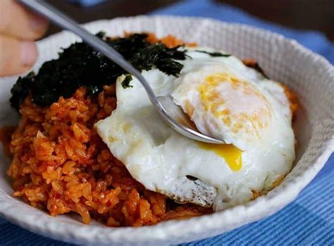 Korean Food Photo My Kimchi Fried Rice Kimchi Bokkeumbap On