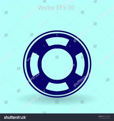 Lifebuoy Vector Illustration Stock Vector (Royalty Free) 414374305 | Shutterstock