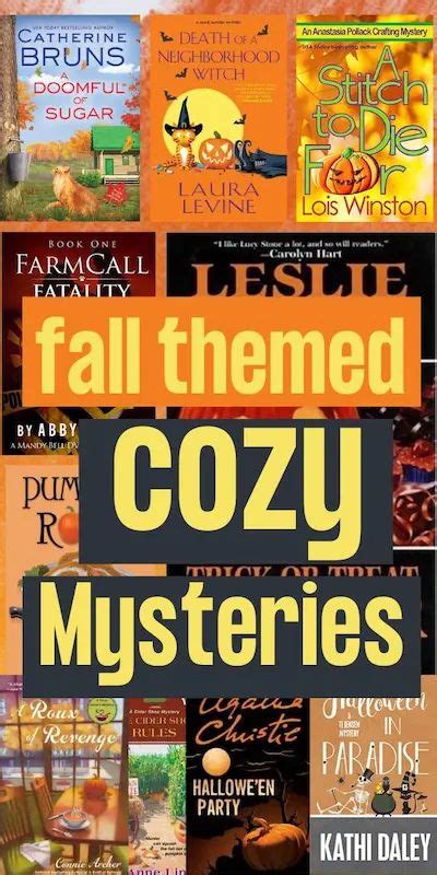 17 Fall Themed Cozy Mysteries For Autumn 2024