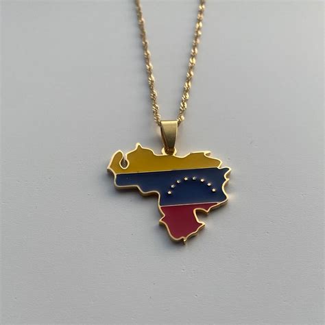 Venezuela Necklace - Flag – Loussra Jewels