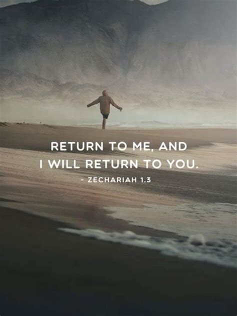 Zechariah 13 Return To Me And I Will Return To You Encouraging