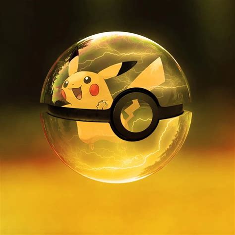 New Pikachu 3d Crystal Ball Pokemon Go Light Glass Ball Engraving Round