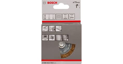 Bosch Professional Scheibenbürste Ø 75mm gewellt vermessingt 0 2mm