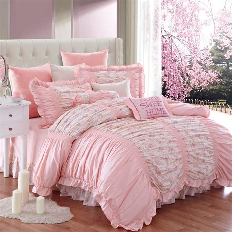 Kosmos Bedding Princess Bedclothes 100 Cotton Bedding Set Bed Skirt