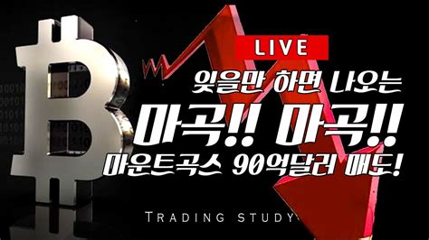 🚀마운트곡스 채권단 90억달러 매도 🚀알트코인 비트코인 리플 이더리움 김치코인 뽀삐 Youtube